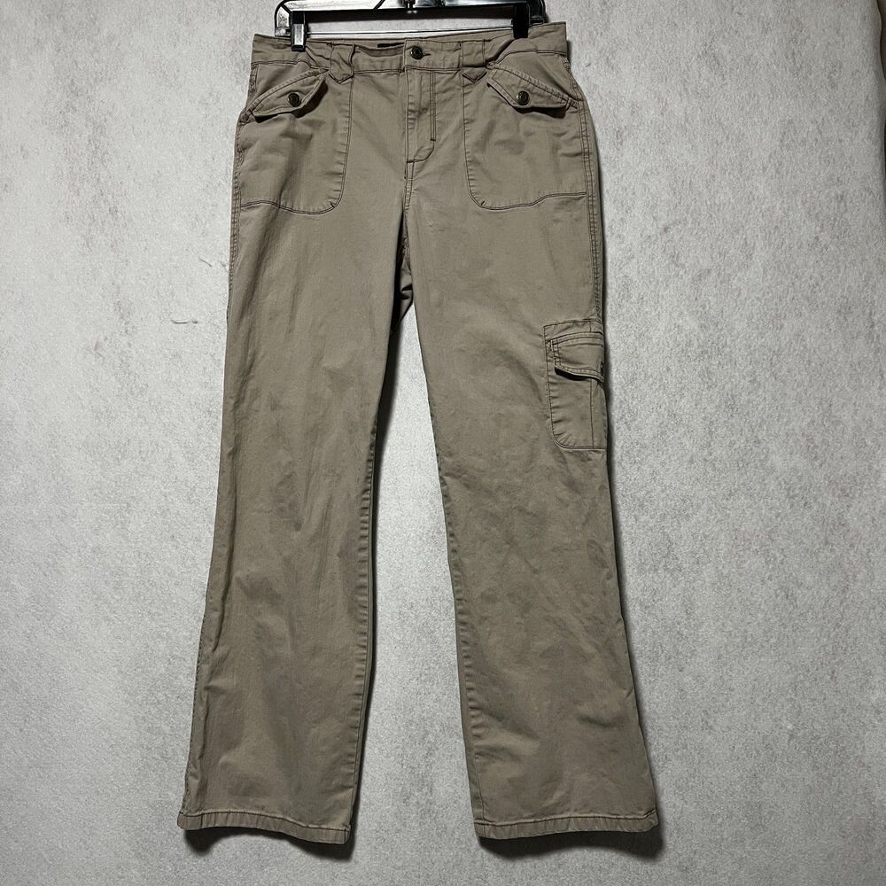 Gloria Vanderbilt Women's Beige Cargo Pants Size 12